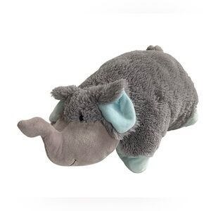 Pillow Pets Nutty Elephant Gray 18" Plush Stuffed Animal 2010
